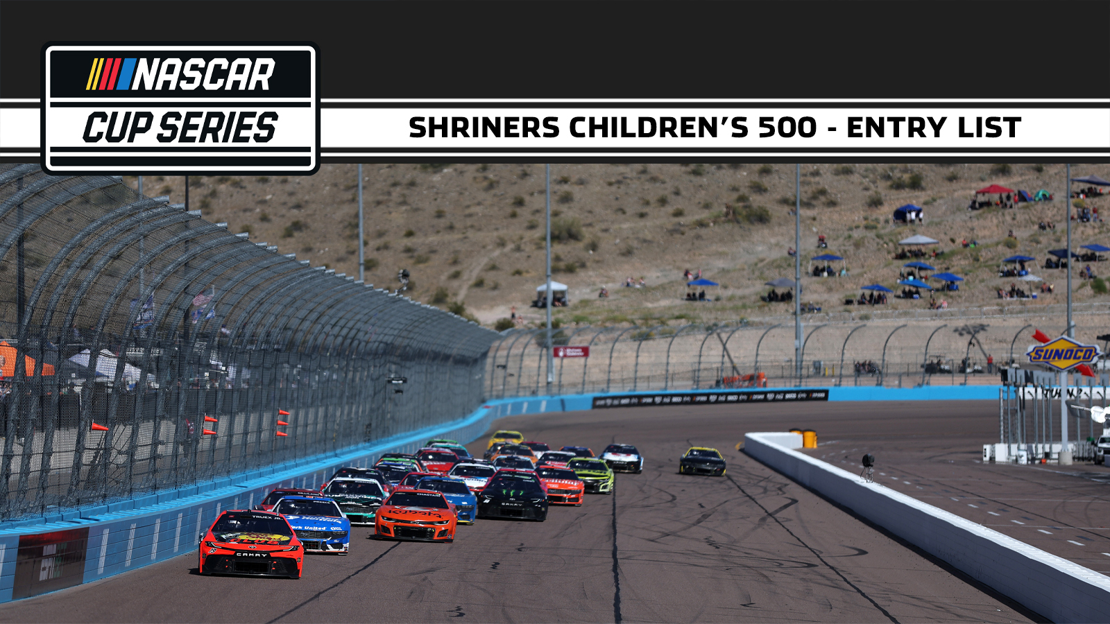 2025 NASCAR Cup Series Shriners Children's 500 entry list Phoenix Raceway