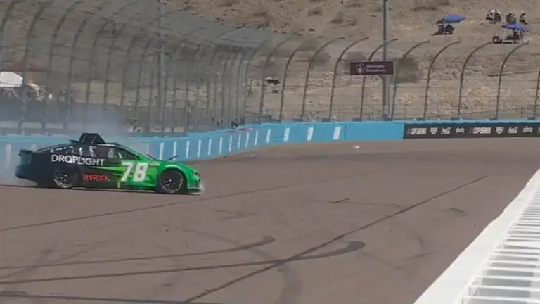 Katherine Legge brings out first caution of NASCAR Cup race at Phoenix for spin