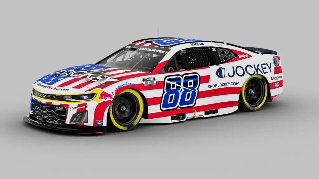 Shane van Gisbergen 2025 Jockey paint scheme Trackhouse Racing NASCAR Cup Series