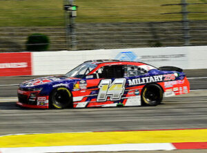 Garrett Smithley 2025 Military 250 paint scheme SS-GreenLight Racing NASCAR Xfinity Series