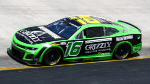 AJ Allmendinger 2025 Grizzly Nicotine Pouches paint scheme Kaulig Racing NASCAR Cup Series