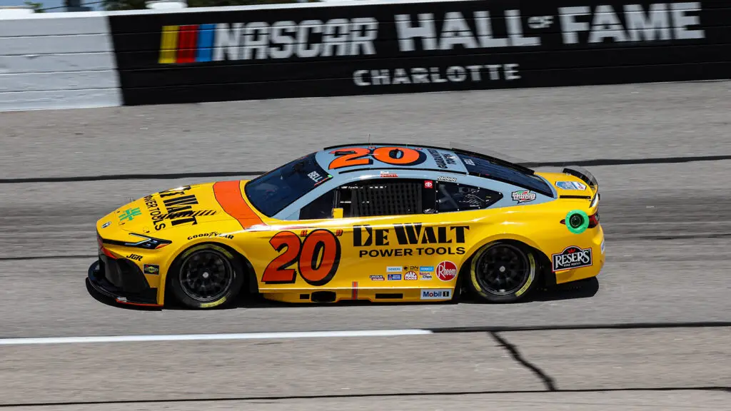 Christopher Bell 2025 arlington Throwback paint scheme Joe Gibbs Racing NASCAR Cup Series