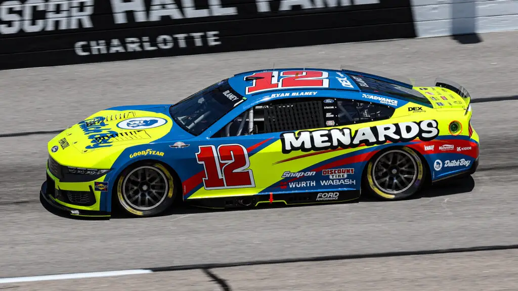 Ryan Blaney 2025 Darlington Throwback Paint Scheme Dave Blaney Team Penske NASCAR Cup Series