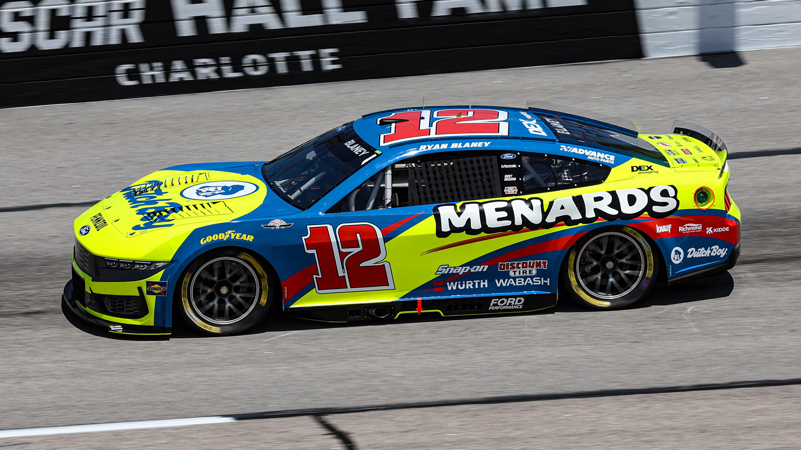Ryan Blaney 2025 Darlington Throwback Paint Scheme Dave Blaney Team Penske NASCAR Cup Series