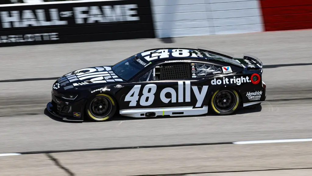 Alex Bowman 2025 Darlington Throwback paint scheme Jimmie Johnson Hendrick Motorsports NASCAR Cup Series