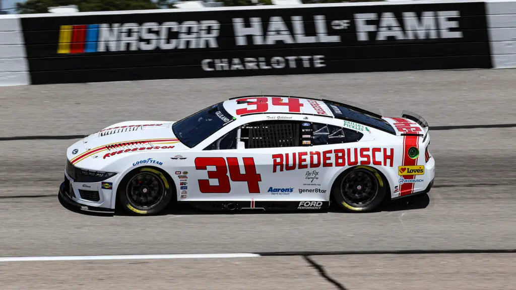 Todd Gilliland 2025 Darlington Throwback paint scheme Front Row Motorsports NASCAR Cup Series