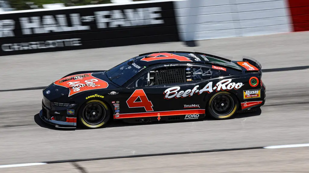 Noah Gragson 2025 Darlington Throwback paint scheme Beef-a-roo Dale Earnhardt Jr. Front Row Motorsports