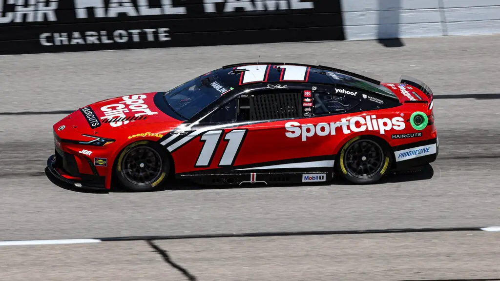 Denny Hamlin 2025 Darlington Throwback paint scheme Carl Edwards Joe Gibbs Racing NASCAR Cup Series