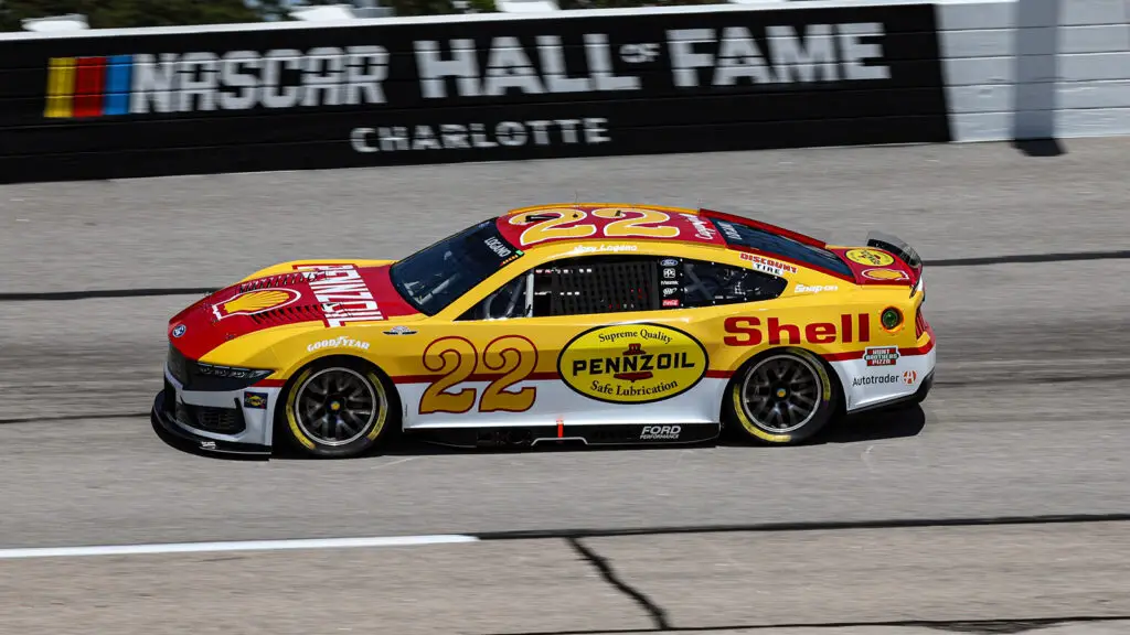 Joey Logano 2025 Darlington Throwback paint scheme Cale Yarborough Team Penske NASCAR Cup Series