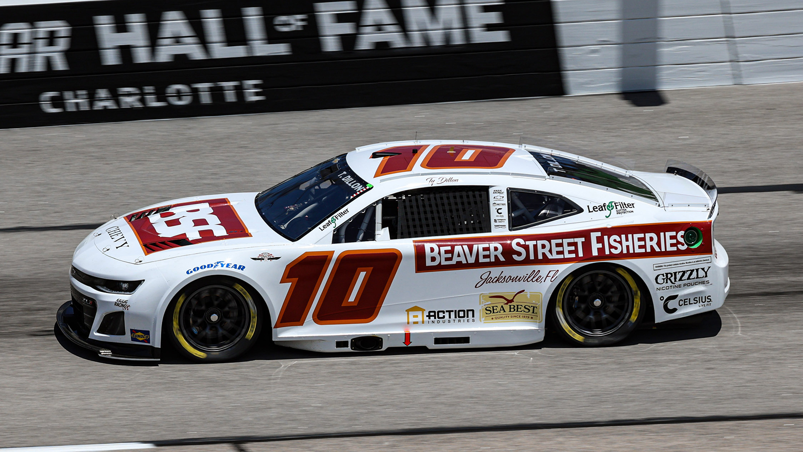 Ty Dillon 2025 Beaver Creek Fisheries Darlington throwback paint scheme Patty Moise Kaulig Racing NASCAR Cup Series