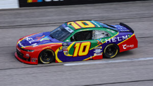 Daniel Dye 2025 Darlington Throwback paint scheme NASCAR Xfinity Series Kaulig Racing