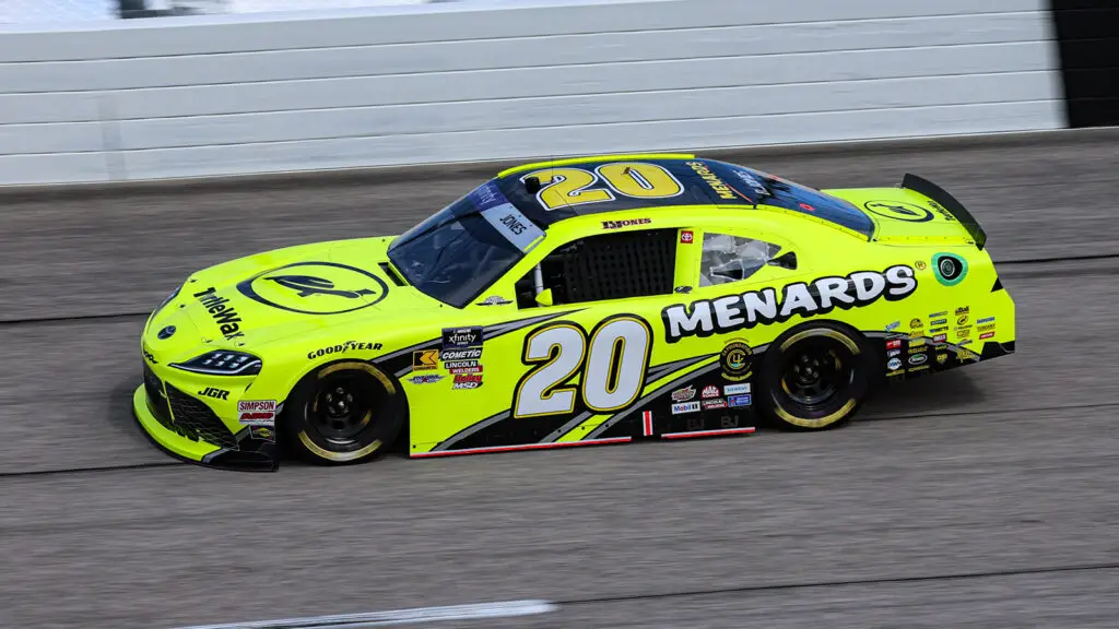 Brandon Jones 2025 Darlington Throwback Paint Scheme Matt Kenseth Joe Gibbs Racing NASCAR Xfinity Series