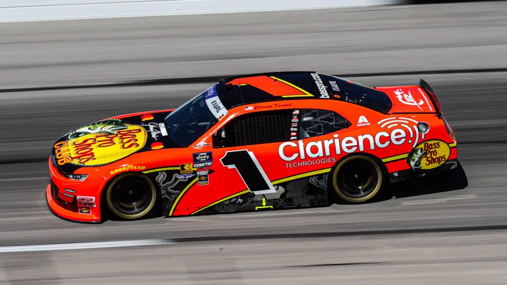 Carson Kvapil 2025 Darlington Throwback paint scheme Jamie McMurray NASCAR Xfinity Series JR Motorsports