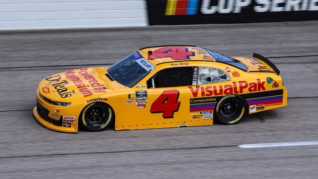 Parker Retzlaff 2025 Darlington Throwback paint scheme VisualPak Alpha Prime Racing NASCAR Xfinity Series
