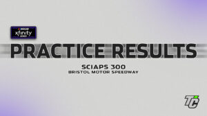 SciAps 300 practice results NASCAR Xfinity Series Bristol Motor Speedway