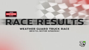 Weather Guard Truck Race results 2025 NASCAR Craftsman Truck Series Bristol Motor Speedway