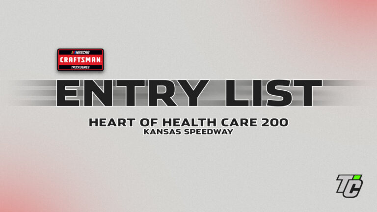 Heart of Health Care 200 entry list NASCAR Craftsman Truck Series Kansas Speedway