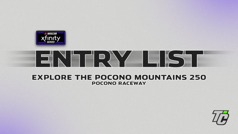 Explore the Pocono Mountains 250 Entry List NASCAR Xfinity Series at Pocono Raceway