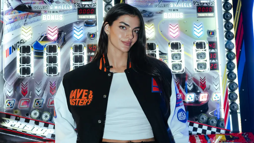 Dave & Buster's partners with NASCAR racer Toni Breidinger at Watkins Glen, names driver Summer Brand Ambassador