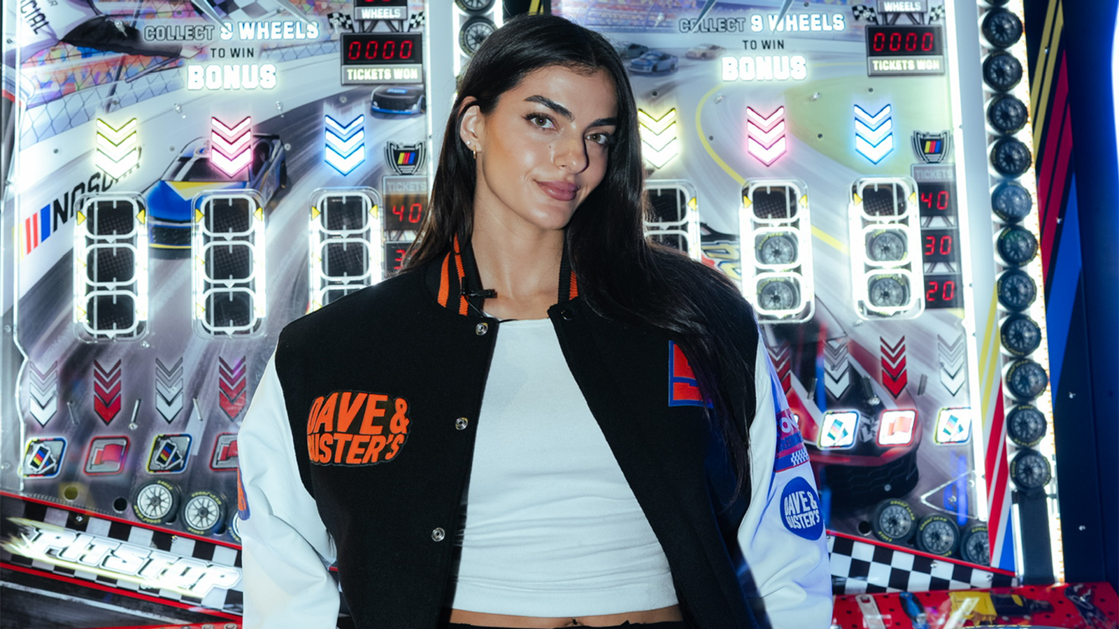 Dave & Buster's partners with NASCAR racer Toni Breidinger at Watkins Glen, names driver Summer Brand Ambassador
