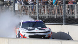 Shane van Gisbergen scored the win in the NASCAR Xfinity Series The Loop 110 at the Chicago Street Course