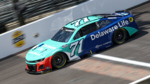 Michael McDowell is among the five drivers that will drop to the rear prior to the green flag in Sunday's NASCAR Cup Series Brickyard 400 at Indianapolis Motor Speedway