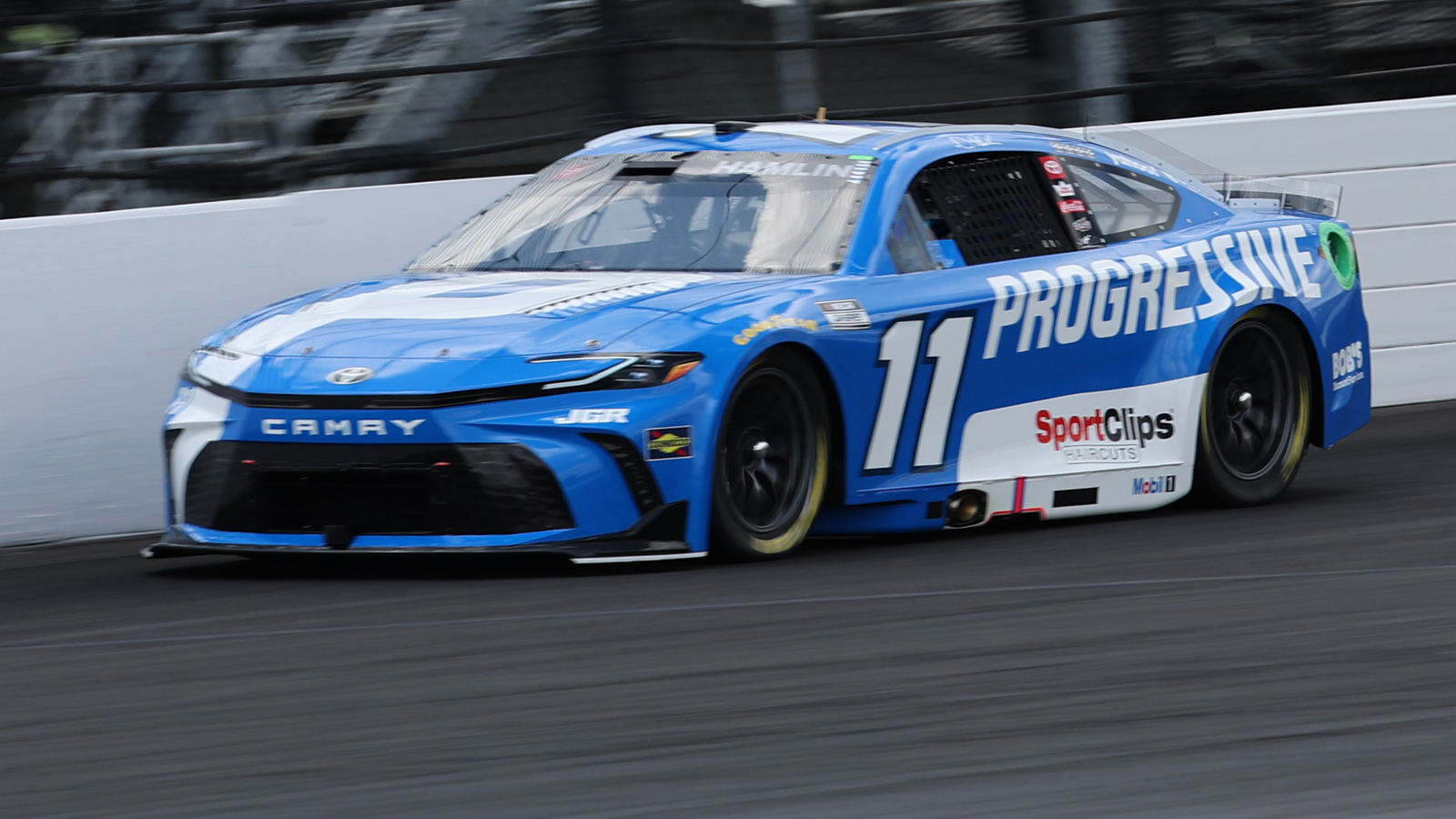 Denny Hamlin proud of Joe Gibbs Racing effort in 39th to 3rd march in Brickyard 400 at Indianapolis Motor Speedway