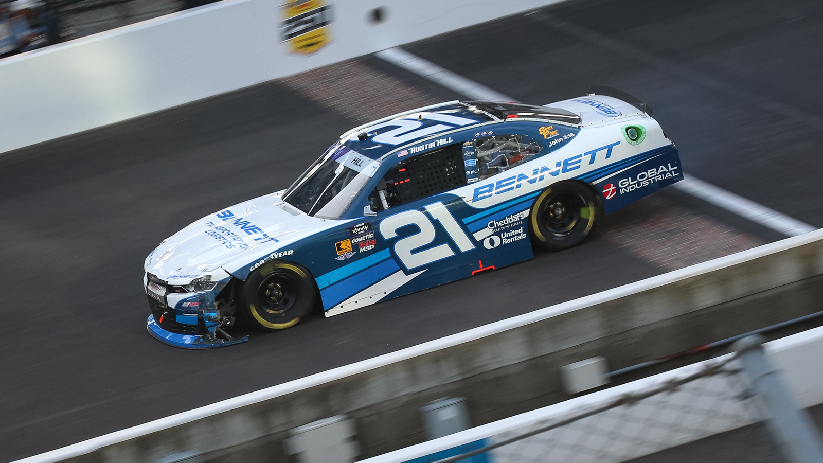 Austin Hill has been suspended by NASCAR from the race at Iowa Speedway following intentional retaliation against Aric Almirola at Indianapolis Motor Speedway. Austin Dillon will fill in.