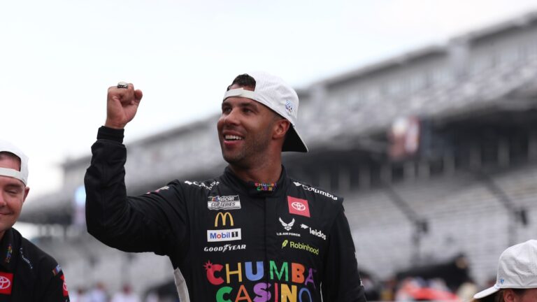 Bubba Wallace wins the 2025 Brickyard 400 Indianapolis Motor Speedway
