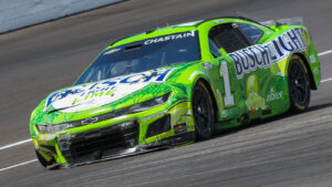 Ross Chastain Brickyard 400 crash with Michael McDowell
