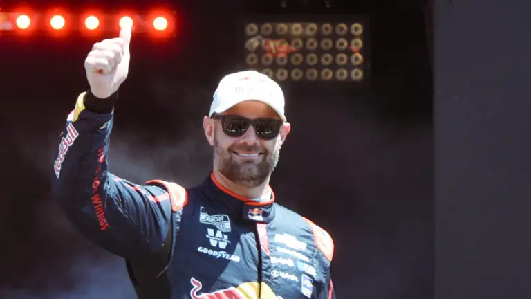 Shane van Gisbergen took his first ever win on an oval in Tuesday night's Pro Legends A-Feature at Charlotte Motor Speedway in the Cook Out Summer Shootout