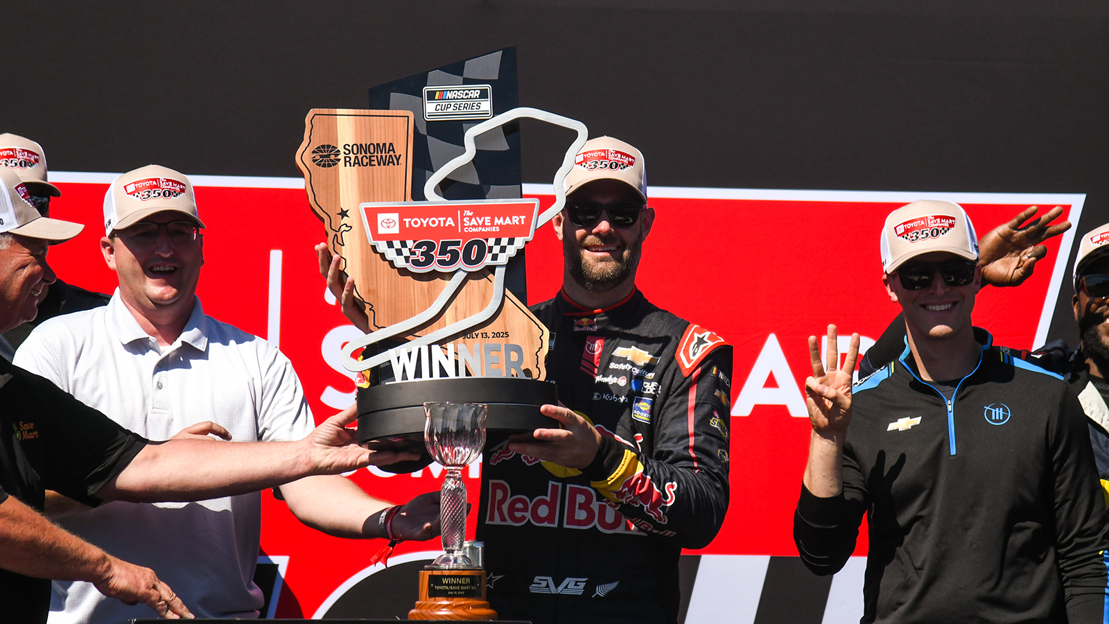 Shane van Gisbergen wins the Toyota/Save Mart 350 at Sonoma Raceway NASCAR Cup Series