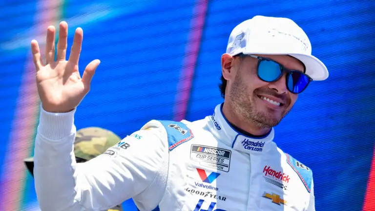 Kyle Larson had some hot takes pertaining to the Martinsville Hotdog and the movie Talladega Nights on Julian Edelman's Games With Names Podcast