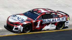 Ross Chastain 2025 No. 1 Busch Light Flannel paint scheme Trackhouse Racing NASCAR Cup Series