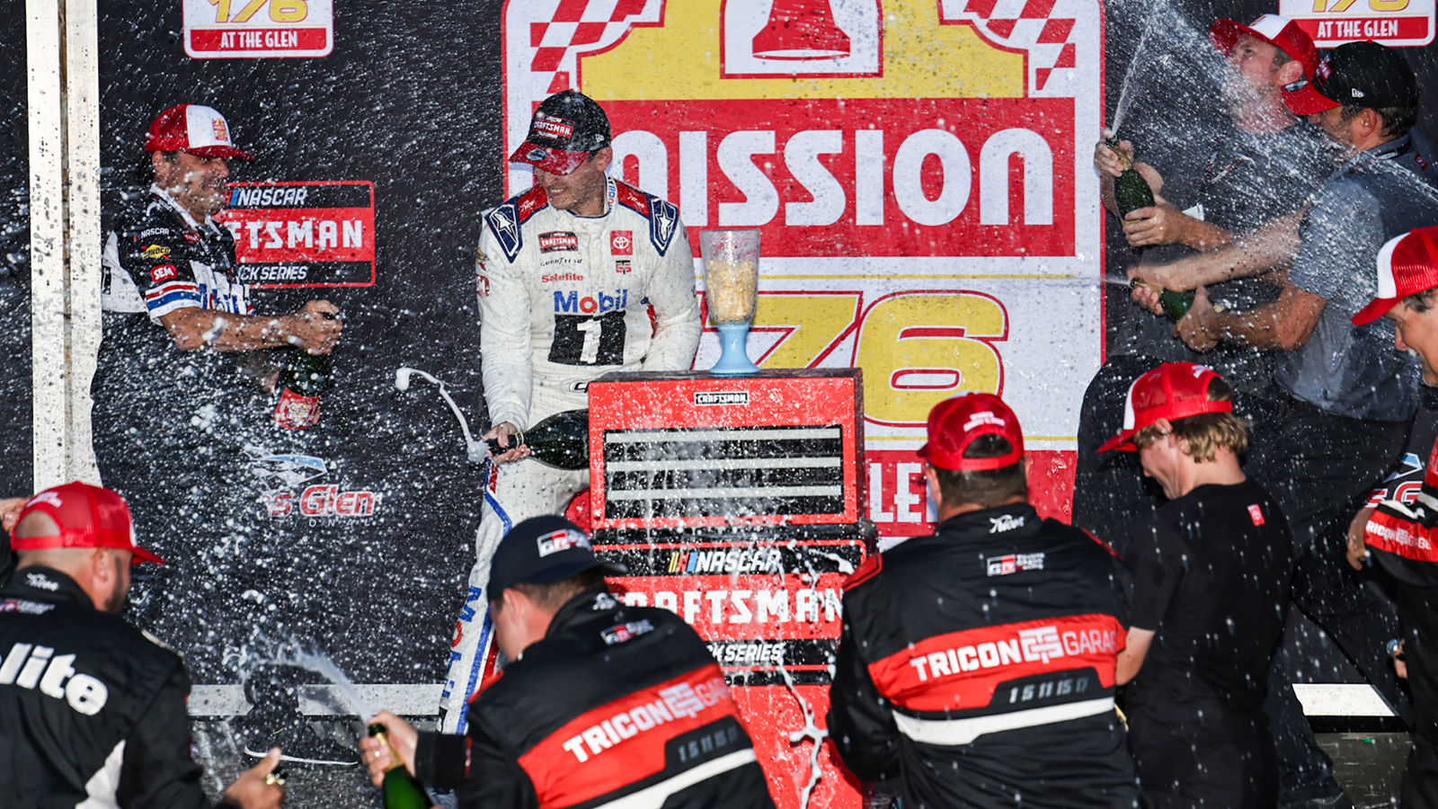 Corey Heim won the NASCAR Craftsman Truck Series Mission 176 at Watkins Glen International