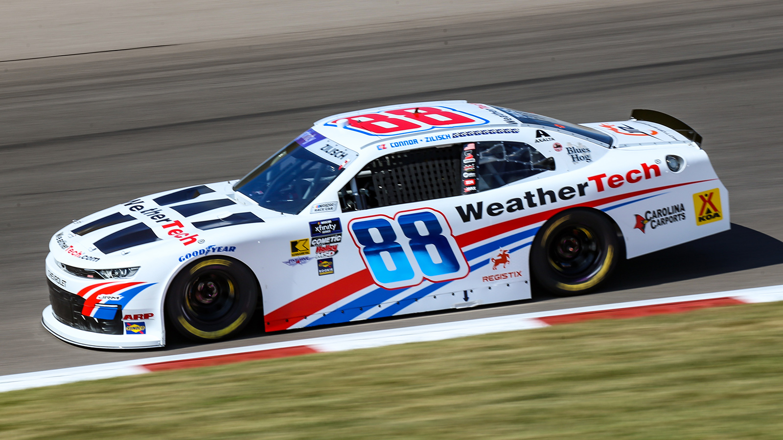 Connor Zilisch took his seventh pole of the 2025 NASCAR Xfinity Series season as he topped the field in qualifying at World Wide Technology Raceway at Gateway