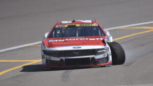 Josh Berry crashed on Lap 36 of the NASCAR Cup Series Playoff race at Gateway