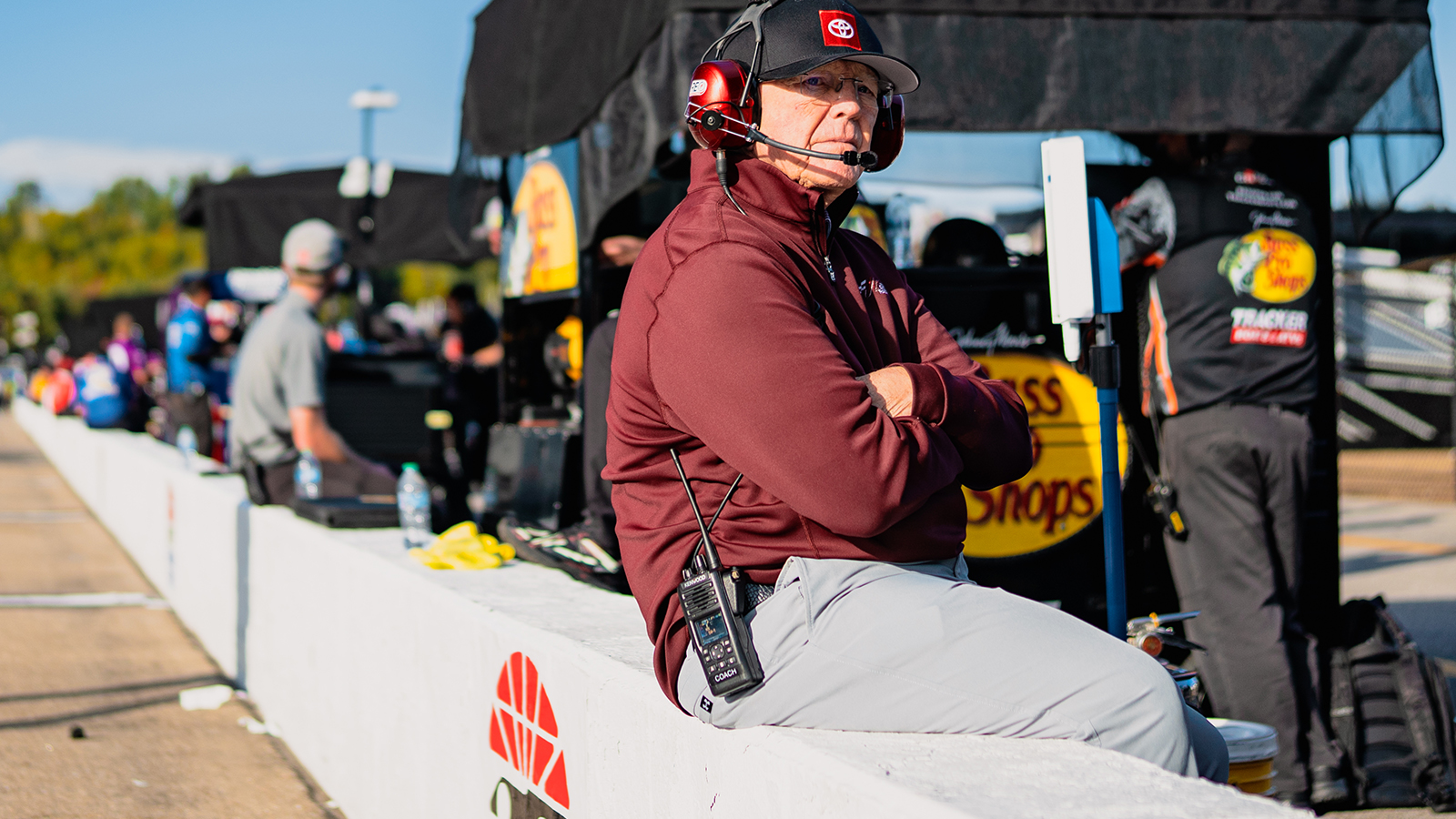 Joe Gibbs says that he will let Ty Gibbs and Denny Hamlin talk it out among themselves after a Lap 110 crash in the Mobil 1 301 at New Hampshire