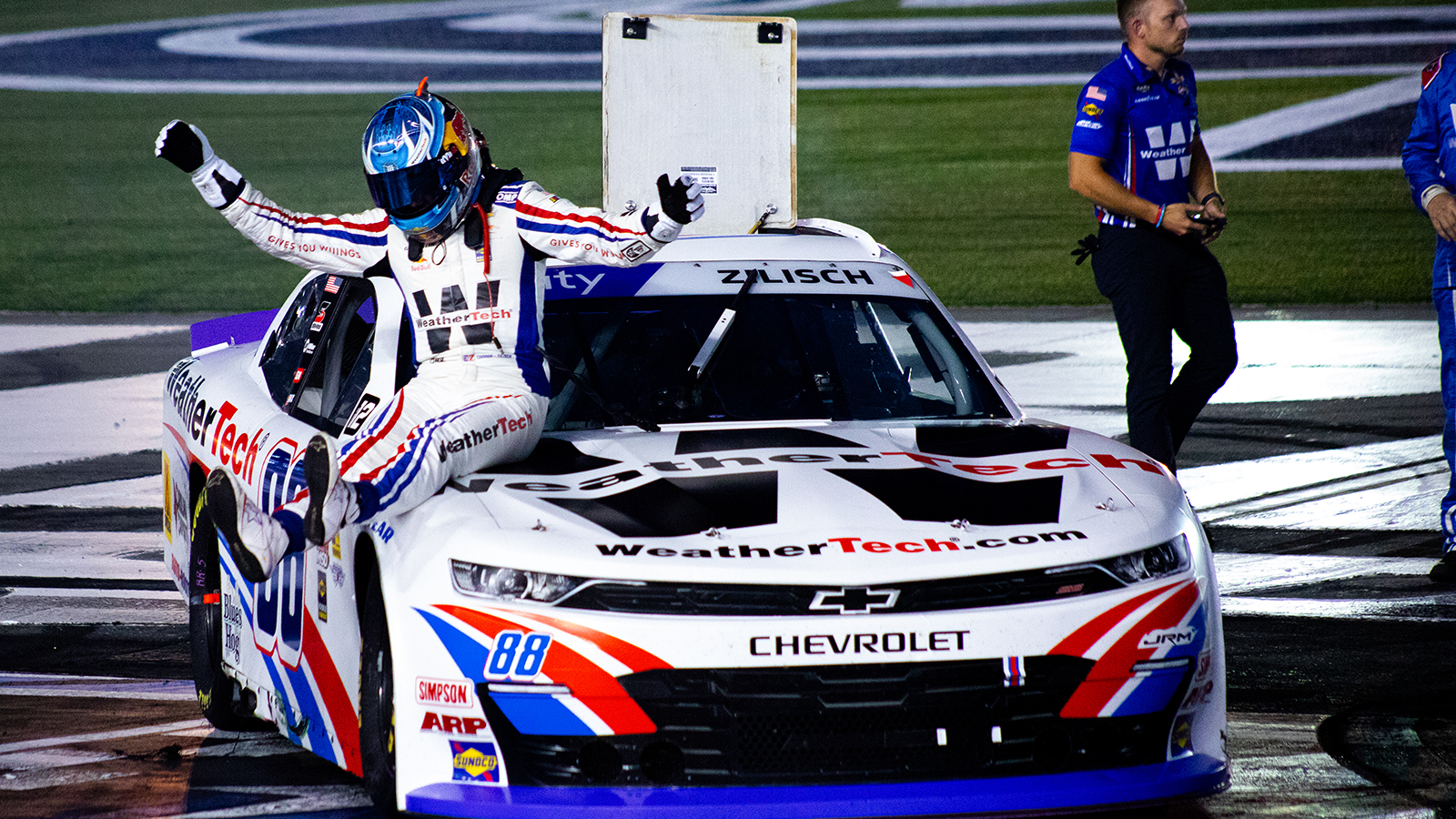 Connor Zilisch won the Blue Cross NC 250 at the Charlotte Roval while Playoff drama unfolded in Overtime.