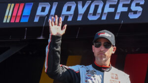 Denny Hamlin was unapologetic about his run-in with Bubba Wallace at Kansas on his Actions Detrimental podcast