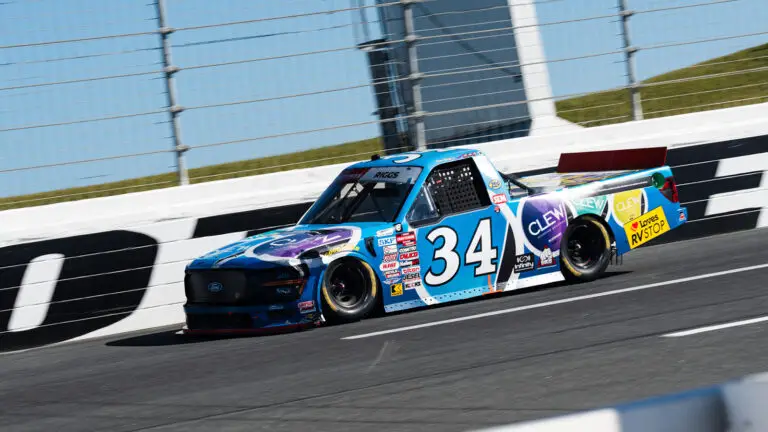Layne Riggs left the Charlotte Roval behind the Playoff cutline and upset with Grant Enfinger