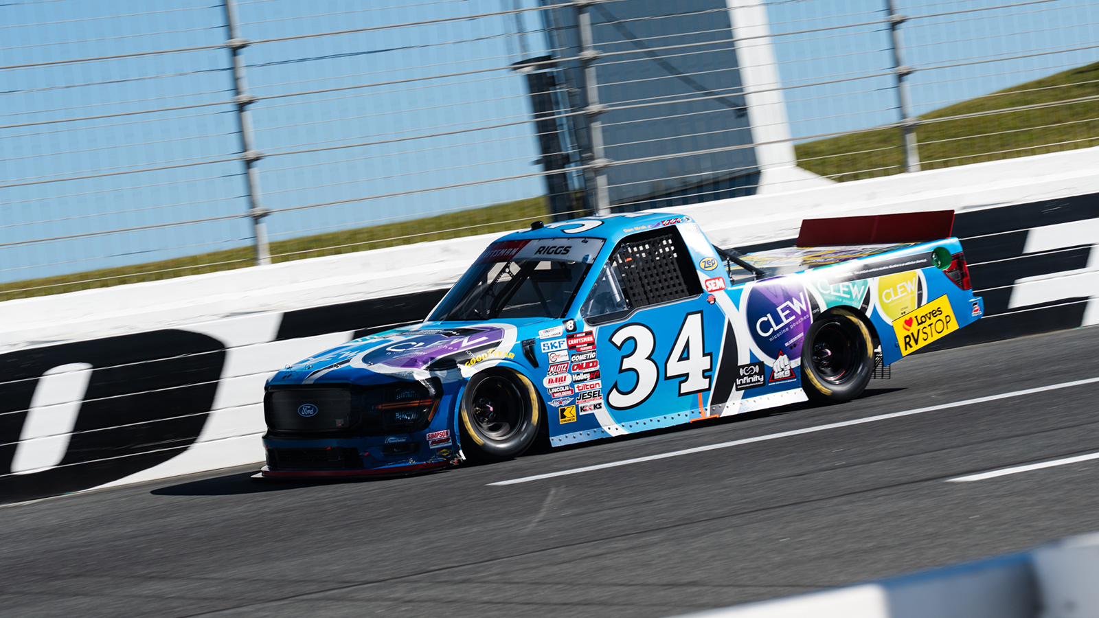 Layne Riggs left the Charlotte Roval behind the Playoff cutline and upset with Grant Enfinger