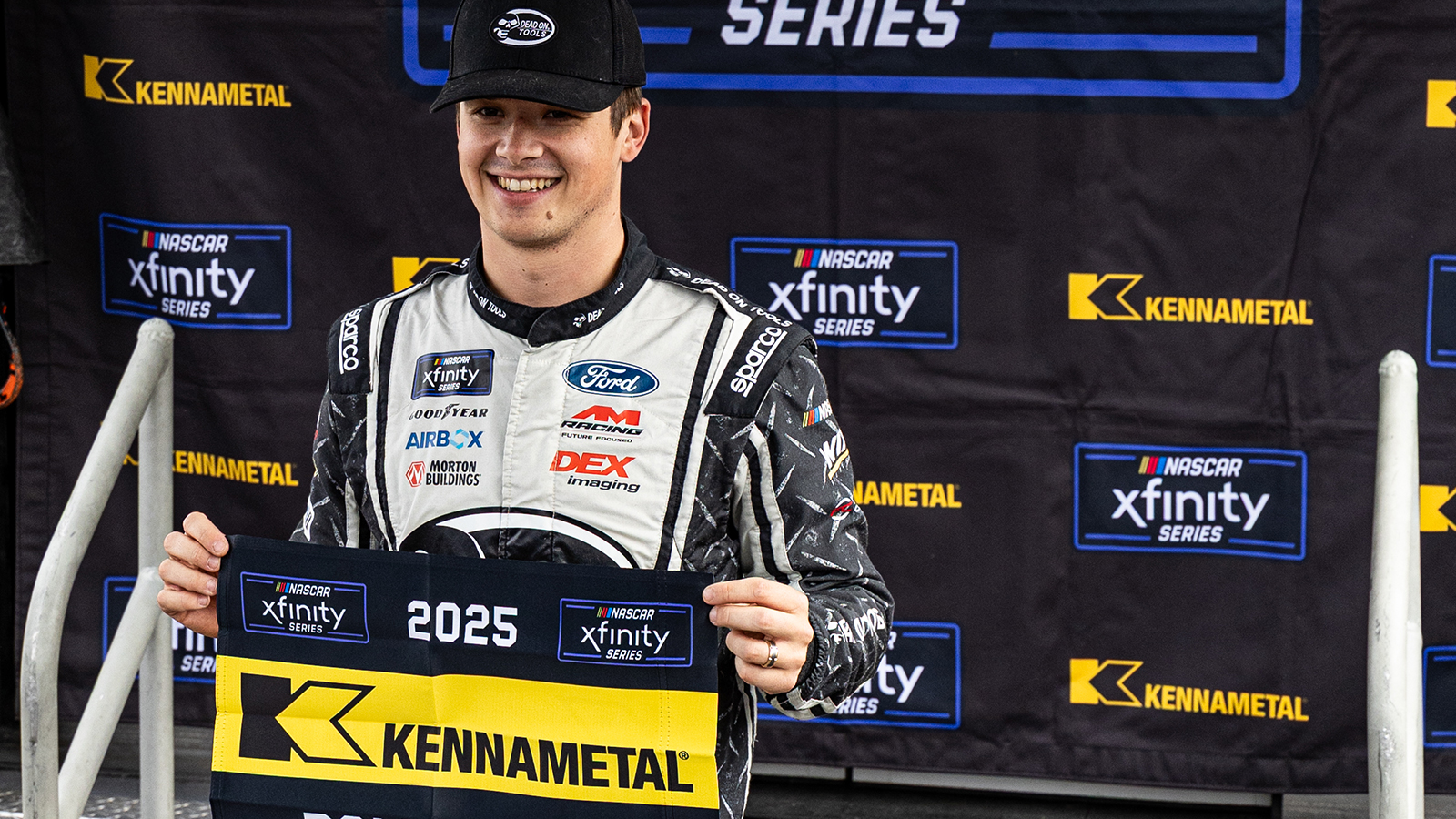 Harrison Burton took his first career NASCAR Xfinity Series pole and will lead the field to green at Martinsville Speedway