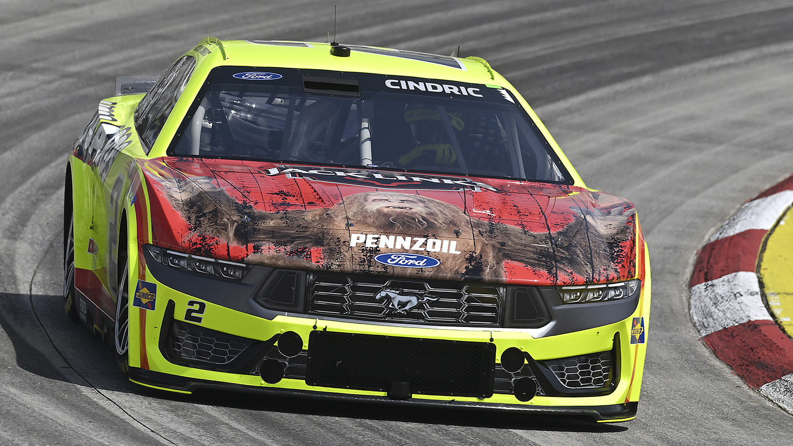 Austin Cindric 2025 Menards / Jack Links paint scheme Team Penske NASCAR Cup Series