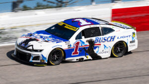 Ross Chastain 2025 Busch Light Retro paint scheme Trackhouse Racing NASCAR Cup Series