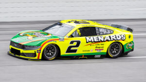 Austin Cindric 2025 Menards / Quaker State paint scheme Team Penske NASCAR Cup Series