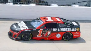 Ross Chastain 2025 Moose Fraternity paint scheme Trackhouse Racing NASCAR Cup Series