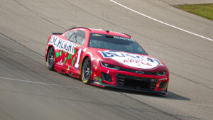 Ross Chastain 2025 Busch Light Apple paint scheme Trackhouse Racing NASCAR Cup Series