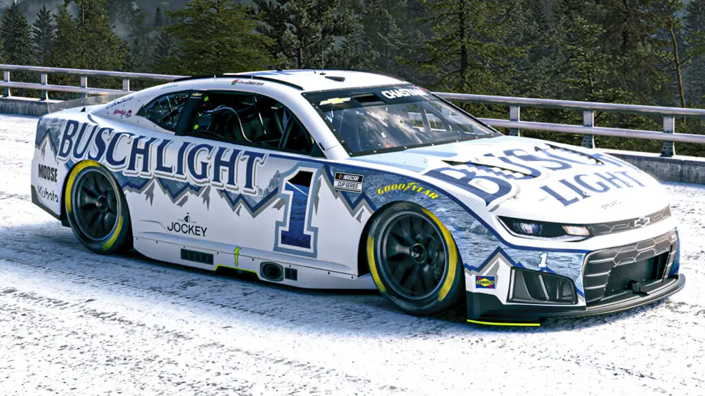 Ross Chastain 2026 Busch Light paint scheme Trackhouse Racing NASCAR Cup Series