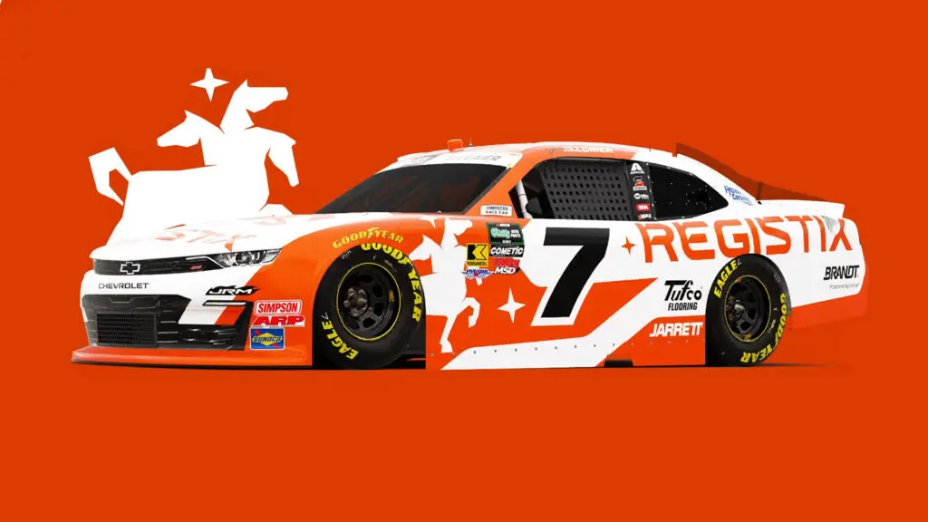 2026 Justin Allgaier Registix paint scheme JR Motorsports NASCAR O'Reilly Auto Parts Series